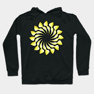 Yellow mandala Hoodie